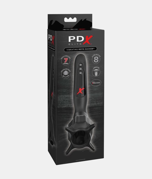 PDX Elite Vibrating Roto Sucker rotační a vibrační masturbátor