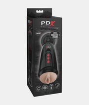 PDX Elite Dirty Talk Starter Stroker vibrační masturbátor thumbnail