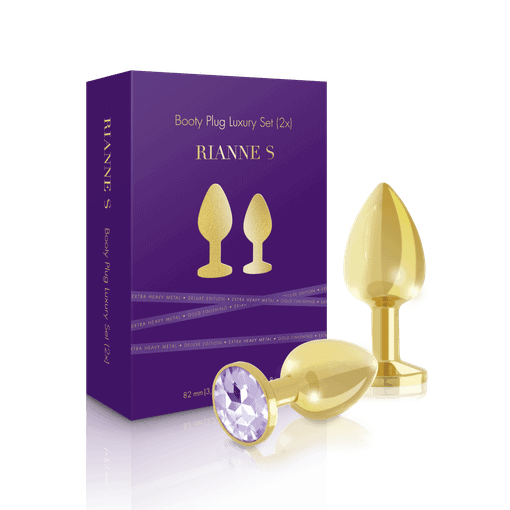RS Soiree Booty Plug Original Luxury Set 2x Gold