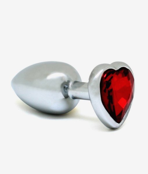 Rimba Butt plug SMALL with Heartshaped cristal (unisex)