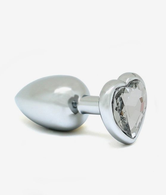 Rimba Butt plug SMALL with Heartshaped cristal (unisex)