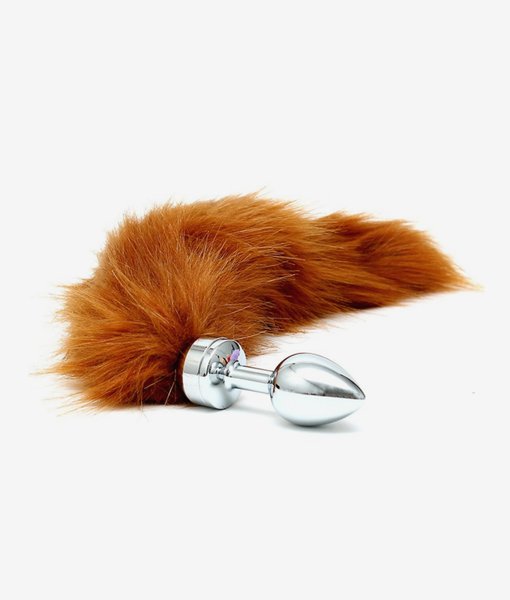 Rimba Butt plug SMALL with brown tail unisex