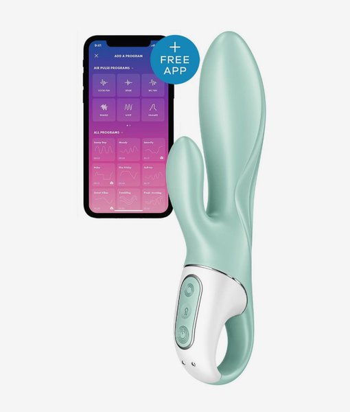 Satisfyer Air Pump Bunny 5 Inflatable Rabbit vibrátor with App Control Mint