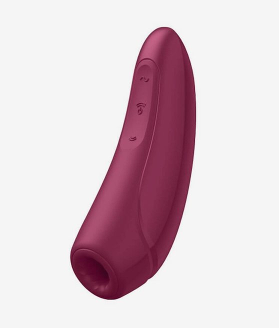 Satisfyer Curvy 1 Rose Red / incl Bluetooth and App stimulátor klitorisu