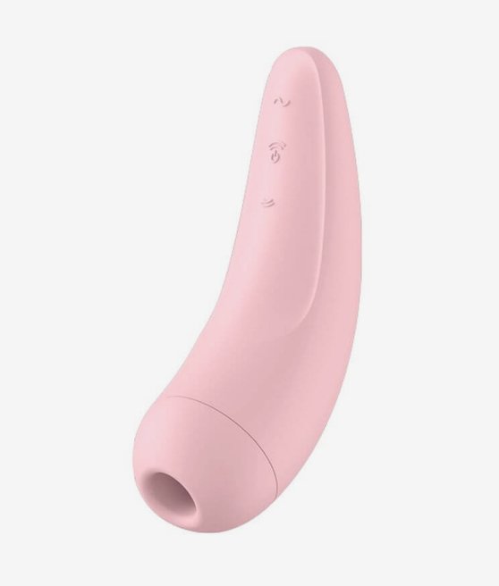 Satisfyer Curvy 2 Pink / incl Bluetooth and App stimulátor klitorisu