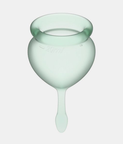 Satisfyer Feel Good Menstrual Cup Light Green