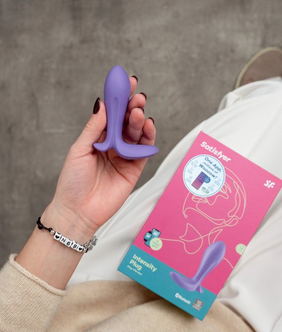 SATISFYER INTENSITY PLUG PURPLE