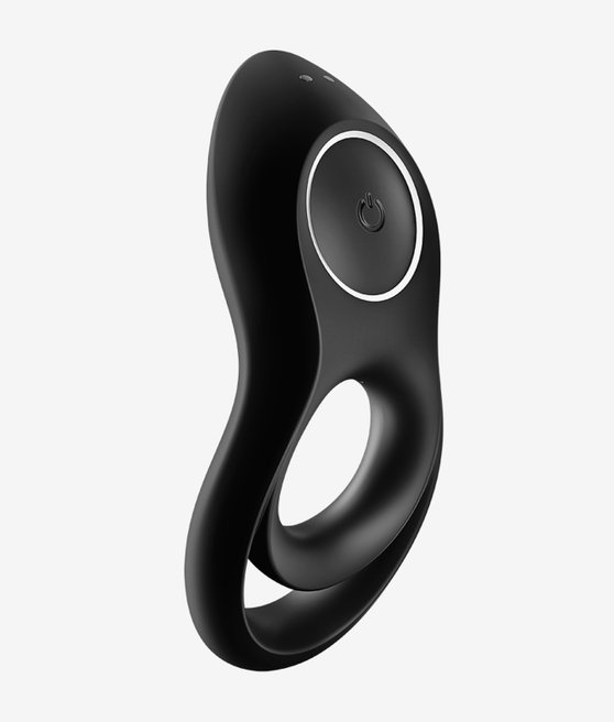 Satisfyer Legendary Duo Cockring vibrátor Black