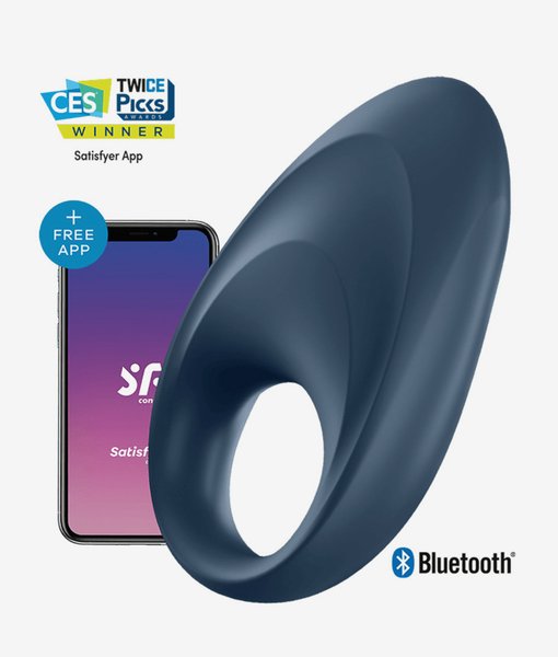 Satisfyer Cock Ring Mighty One / incl Bluetooth and App