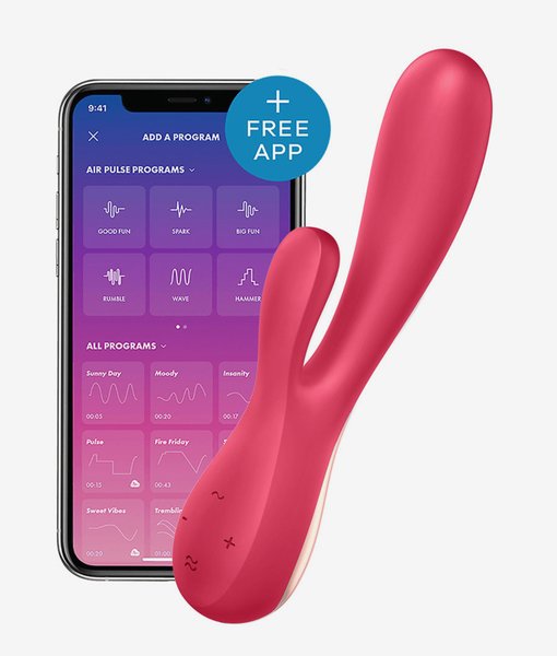 Satisfyer Mono Flex Red Berry / incl Bluetooth and App