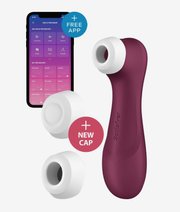 Satisfyer Pro 2 Generation 3 Air Pulse vibrátor with app control Red thumbnail
