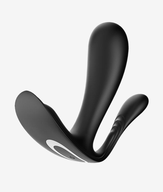 Satisfyer Top Secret Wearable vibrátor with Anal Stimulator Black