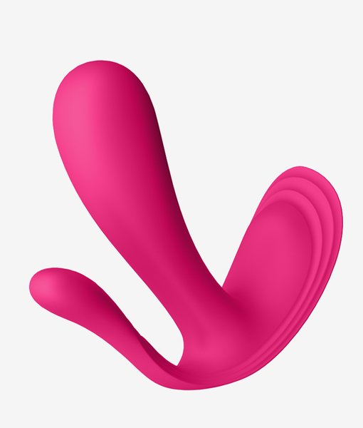 Satisfyer Top Secret Wearable vibrátor with Anal Stimulator Pink