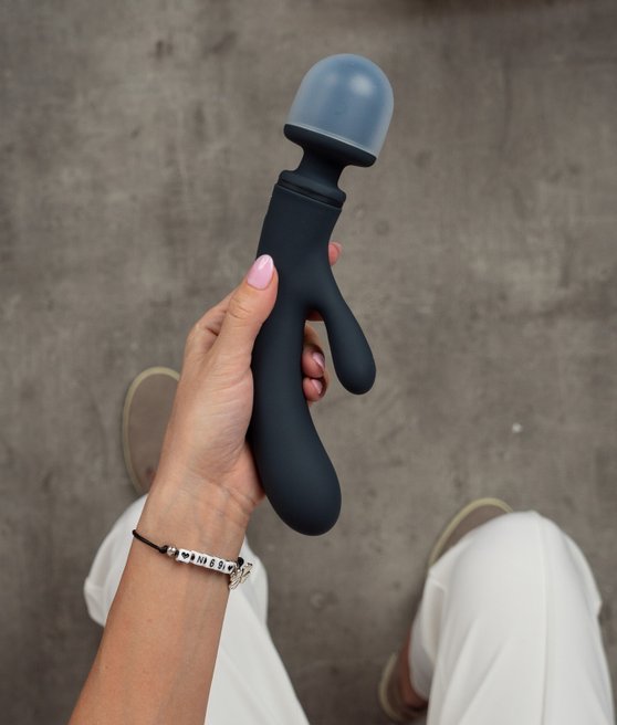 Satisfyer Triple Lover grey wibrator 2w1