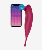SATISFYER TWIRLING PRO CONNECT APP DARK RED thumbnail