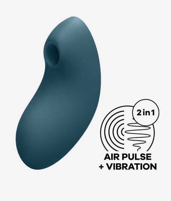 Satisfyer Vulva Lover 2 Air Pulse vibrátor Blue