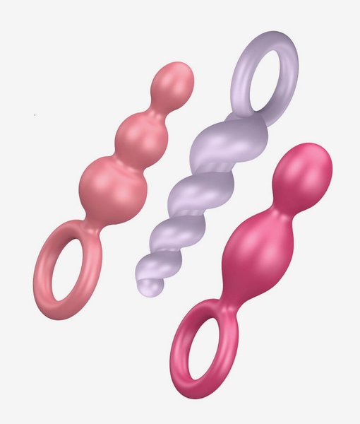 Satisfyer Booty Call Coloured set of 3