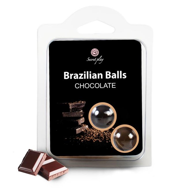 Secret Play Set 2 Brazilian Balls Chocolate