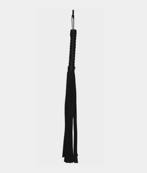 Sportsheets Sex Mischief Black Faux Leather Flogger