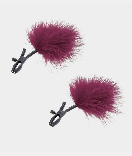 Sportsheets Sex Mischief Enchanted Feather Nipple Clamps