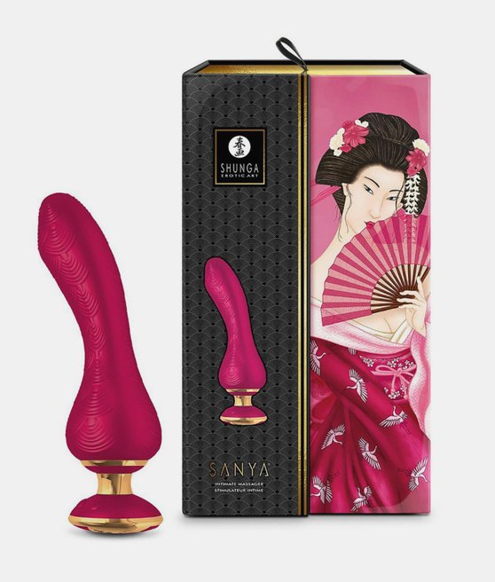 Shunga Sanya Intimate Massager Raspberry