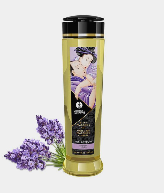 Shunga Massage Oil Sensation Lavender