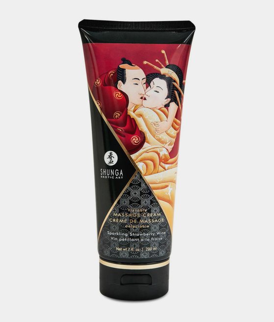 Shunga Massage Cream Strawberry 200 ml