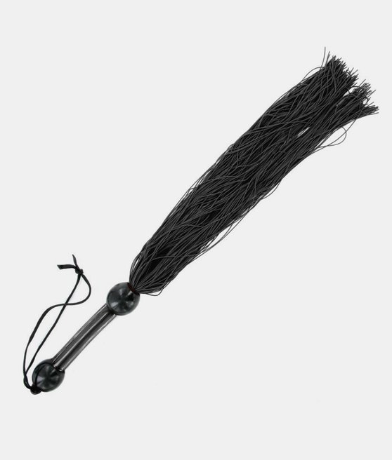 Sportsheets Large Rubber Whip Black