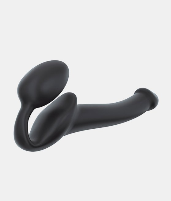 StrapOnMe SemiRealistic Bendable StrapOn Black S