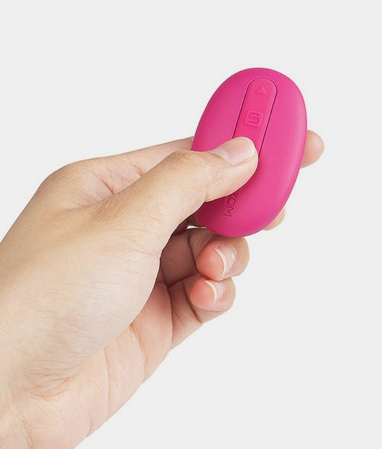 Svakom Elva Vibrating Egg Plum Red