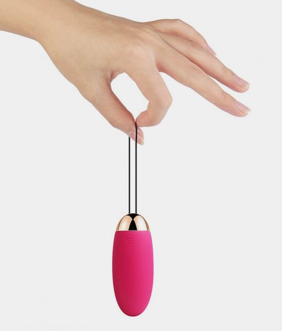 Svakom Elva Vibrating Egg Plum Red