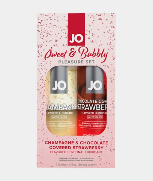 System JO Sweet Bubbly Set Champagne Chocolate Covered Strawberry