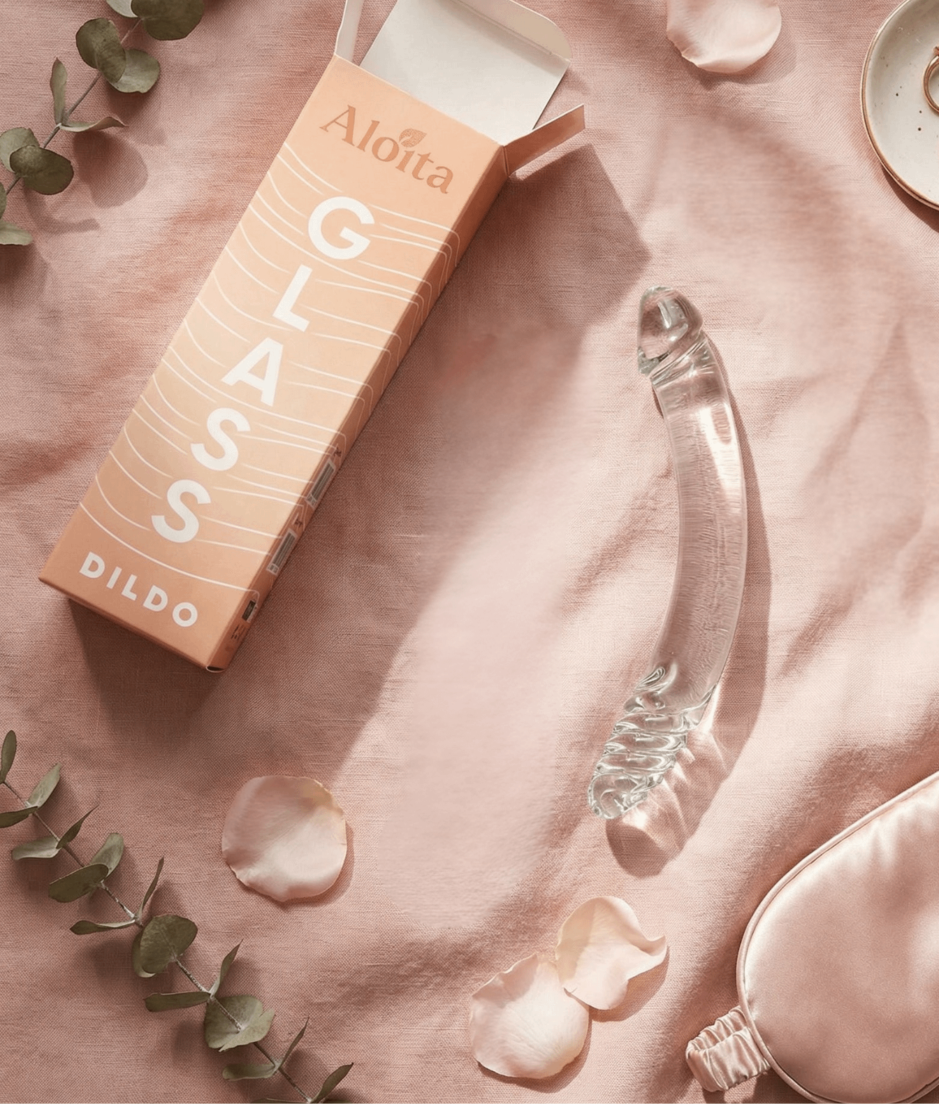 ALOITA Crystal Glide masażer szklany borokrzemowy