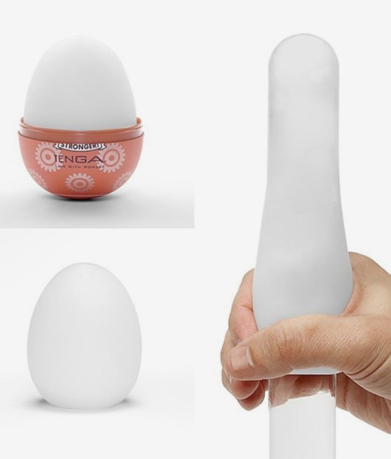 Tenga Egg Gear mužský masturbátor ve tvaru vajíčka