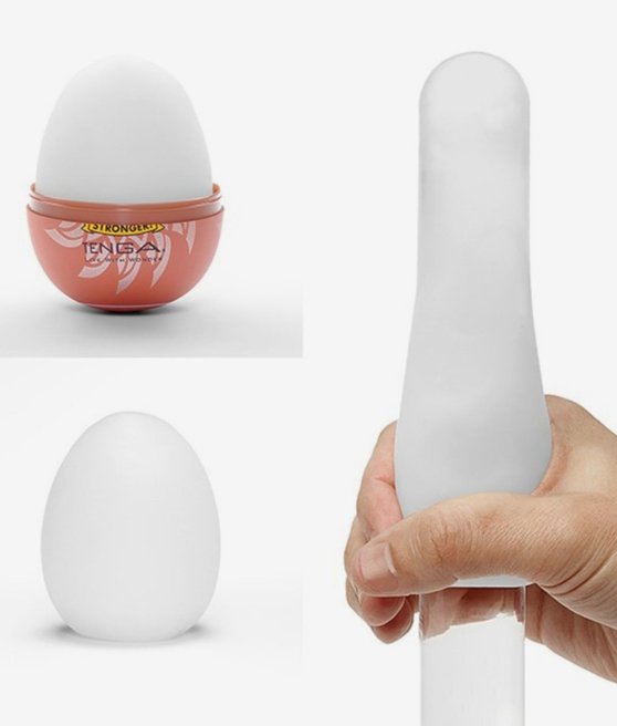 Tenga Egg Shiny masturbátor pro muže ve tvaru vajíčka