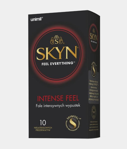 Unimil SKYN Intense Feel nelatexové kondomy s tykadly 10 ks