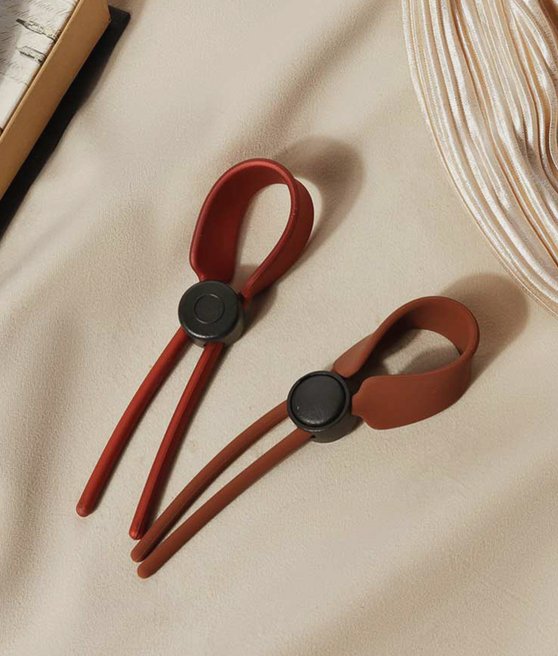 Velv'Or Rooster Ragnar Lasso Design Cock Ring Brown