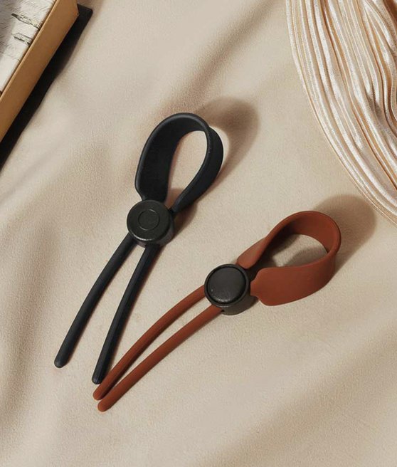 Velv'Or Rooster Ragnar Lasso Design Cock Ring Black