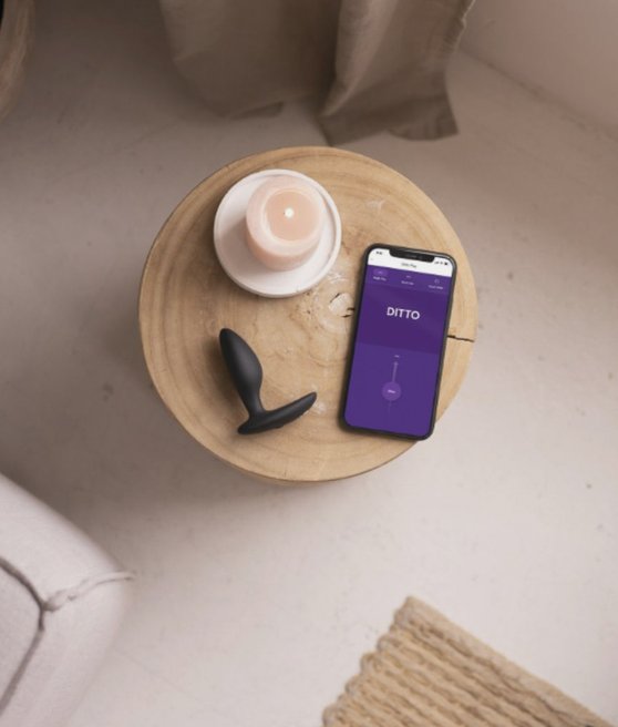 We-Vibe Ditto vibrační anální kolík s dálkovým ovládáním ovládaným aplikací