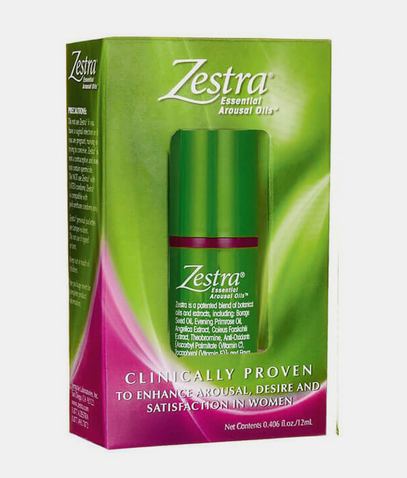 ZESTRA olej na podporu orgasmu